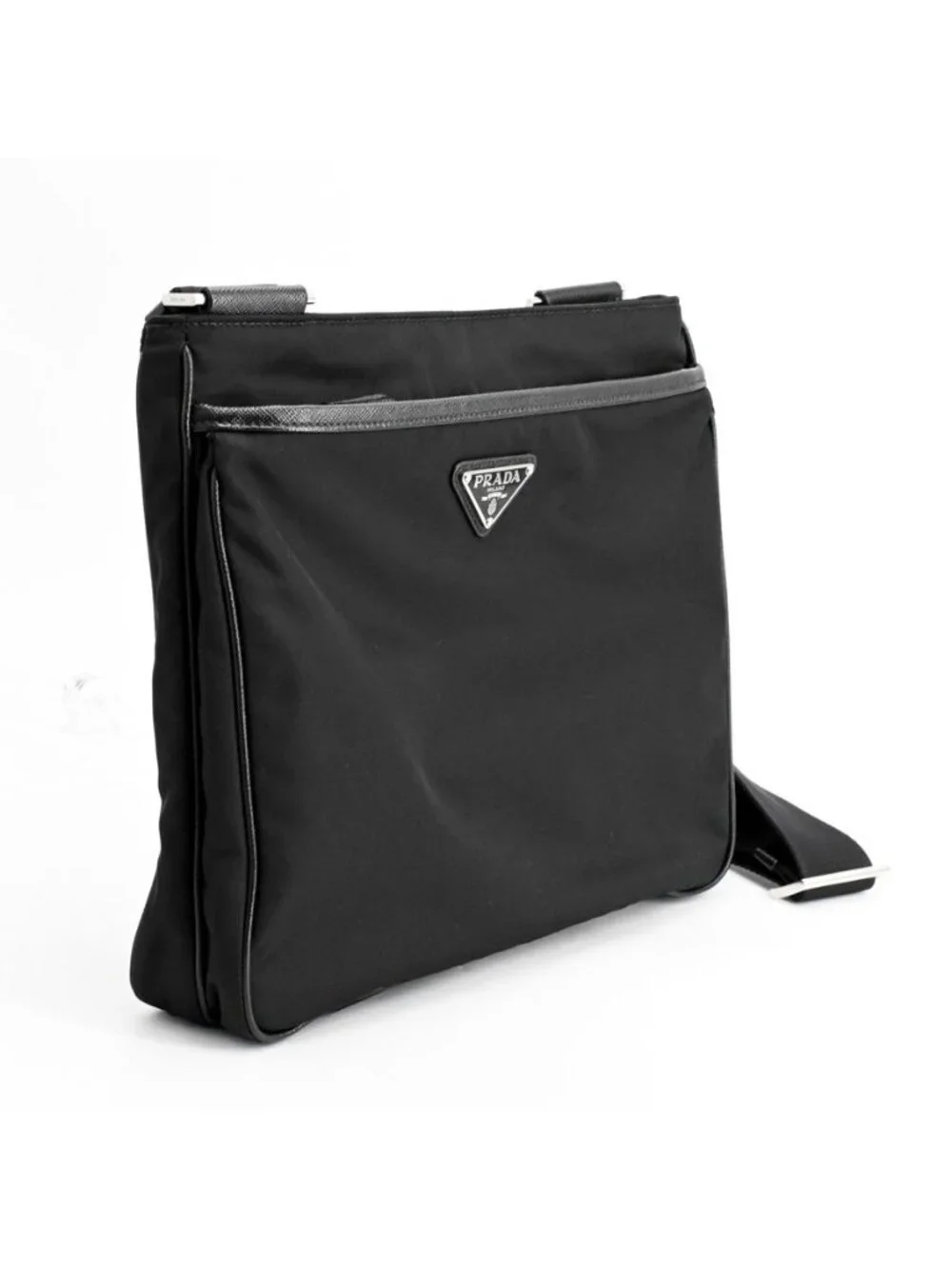 Prada Shoulder Bag Re-Nylon Saffiano Leather